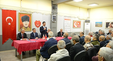 CHP’li İrfan Önal emekli astsubaylarla buluştu