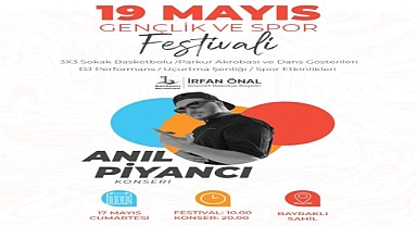 19 Mayıs Coşkusu Bayraklı Sahilde Yaşanacak