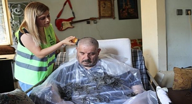 Bayraklı Belediyesinden evde kuaför hizmeti