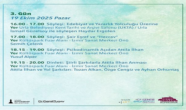 İzmir Uluslararası Edebiyat Festivali, edebiyat dünyasını buluşturacak