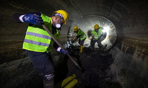 Ana kuşaklama hattında temizlik harekatı